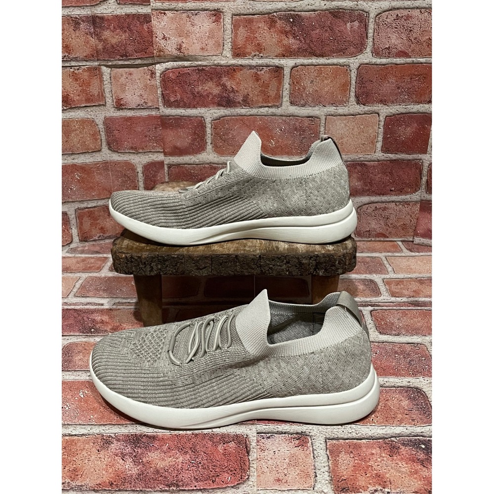 Torrid Oatmeal Knit Active Sneaker Beige Marled Slip On Wide Width 8W 18359228